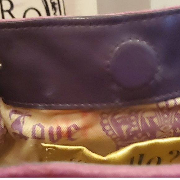 Juicy Couture Purple Hobo Handbag! *Vintage* - Picture 8 of 9